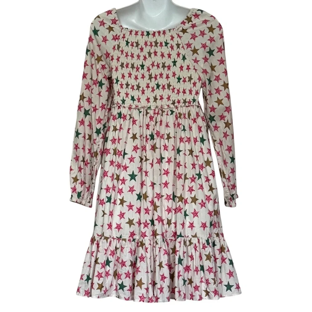 J.Crew Crewcuts Girls Star Print and Striped Dress, Lot of 2